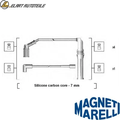 Ignition Lead Set 941135170704 for Peugeot 405/Break 309/II CITROËN BX 1.9L 4cyl - Image 1 of 4