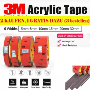 3M CP5108 Doppelseitiges Klebeband, Montageklebeband, Automobil, Spoiler, Etc - Bild 1 von 15