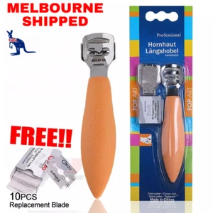 Pedicure Callus Shaver Foot Hard Tough Skin Corn Remover Tool + 10 Free Blades - Picture 1 of 4