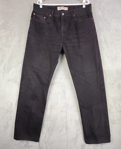 Jeans Levi's 505 vintage - vestibilità regolare gamba dritta nero 37x32 - Foto 1 di 4