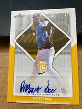 	2016 Leaf Perfect Game National Showcase Autographs Yellow #BA142 Robert Bell
