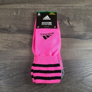 pink adidas soccer socks