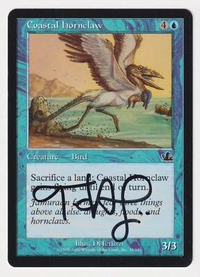 Signed Coastal Hornclaw Proof LP Prophecy Artist DiTerlizzi 2000 MTG Magic AP! - Image 1 of 2