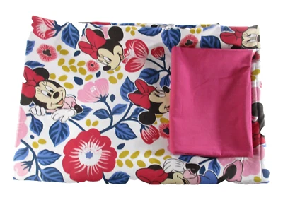Disney Minnie Mouse Single Bed Quilt Cover + Pink Pillowcase 188cm x 136cm VGC - Image 1 of 4