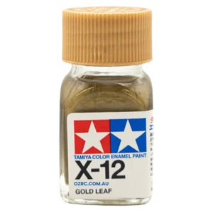 Tamiya Enamel Paint X-12 Gloss Gold Leaf 10ml 80012 - Picture 1 of 1