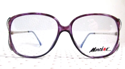 Gafas para mujer Marchon MIRA Demi púrpura y azul vintage años 80 (RM1) Foto 1 de 4