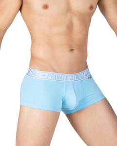 PRIVATE STRUCTURE Boxer Trunks 3D Contour Pouch PRD Dream Atlantic Blue 4386a1 - Picture 1 of 9