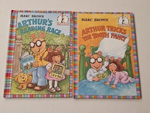 Arthur's Reading Race, And Arthur Tricks The Tooth Fairy Marc Brown Book Club...