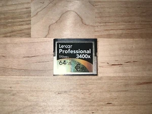 Lexar Professional 3400x CFast 2.0 64GB Memory Card (LC64GCRBNA3400) - Picture 1 of 2
