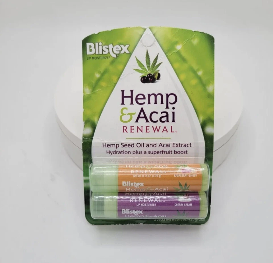 Crema hidratante para labios Blistex cáñamo y acai renovación frambuesa jengibre y cereza Foto 1 de 1