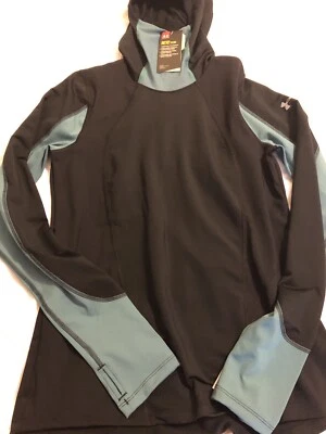 Under Armour UA ColdGear Reactor Fitted Hoodie 1317244-189 Women’s Size M NWT - Image 1 of 4