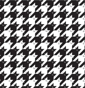 Feline Drive Fabric FEELINE GOOD! Houndstooth Cats - Fat Quarter (18"x22") FQ - Picture 1 of 9