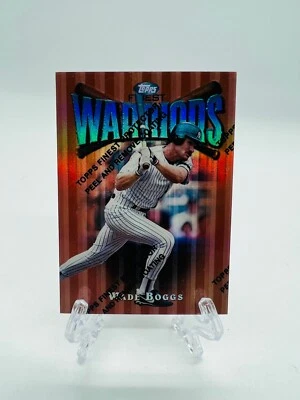 1997 Topps Finest Warriors Wade Boggs Refractor #62 w/ Coating - Image 1 of 2