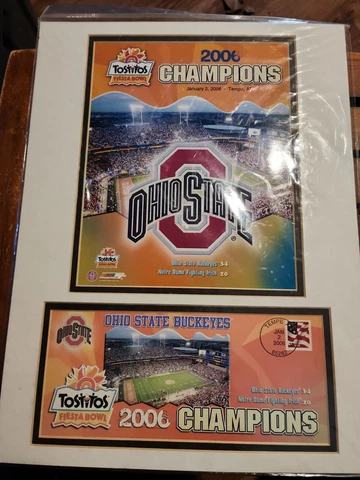 Ohio State Buckeyes 2006 Fiesta Bowl Champions Poster Cover