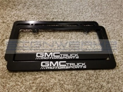 GMC Motorsports License Plate Frames - Pair Foto 1 de 2