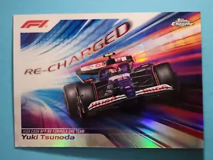 Yuki Tsunoda #RECH-17 2024 Topps cromado Fórmula 1 F1 recargado - Imagen 1 de 2