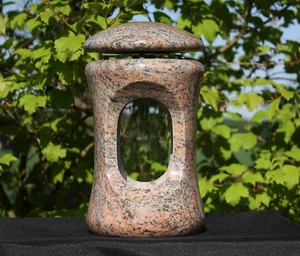 Grablaterne Granit Multicolor Red VollGranit massiv - Bild 1 von 3