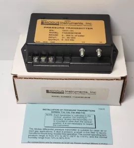 Modus Instruments Trasmettitore di Pressione T10 T1004E5 0-,5" Acqua 11-32Vac 0-5Vdc - Foto 1 di 4
