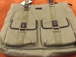 Bodhi Bag Large Canvas Tote Messenger Laptop Bag NWT $319.99 Dust Cover Included - Picture 1 of 6