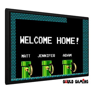 Super Mario Bros. Warp Zone Custom Key Holder Keys Organizer Hanger Wall Mount - Picture 1 of 2