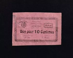 F.C. FRANCIA FRANCE , ALBI , 10 CENTIMOS 1916 , S/C- (AUNC) . - Imagen 1 de 2