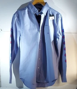 Champion Reverse Weave Oxford Shirt Blue Size S BNWT 15 inch Collar button down - Picture 1 of 6