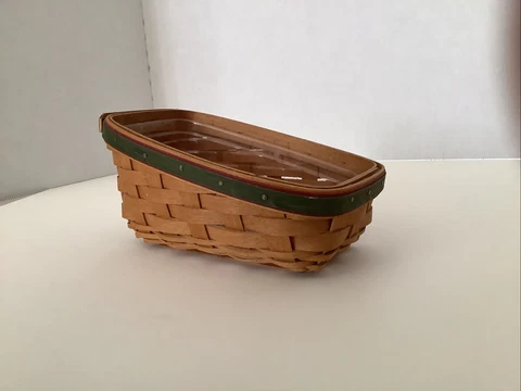Longaberger 2007 Holiday Helper Basket With Liner Cover