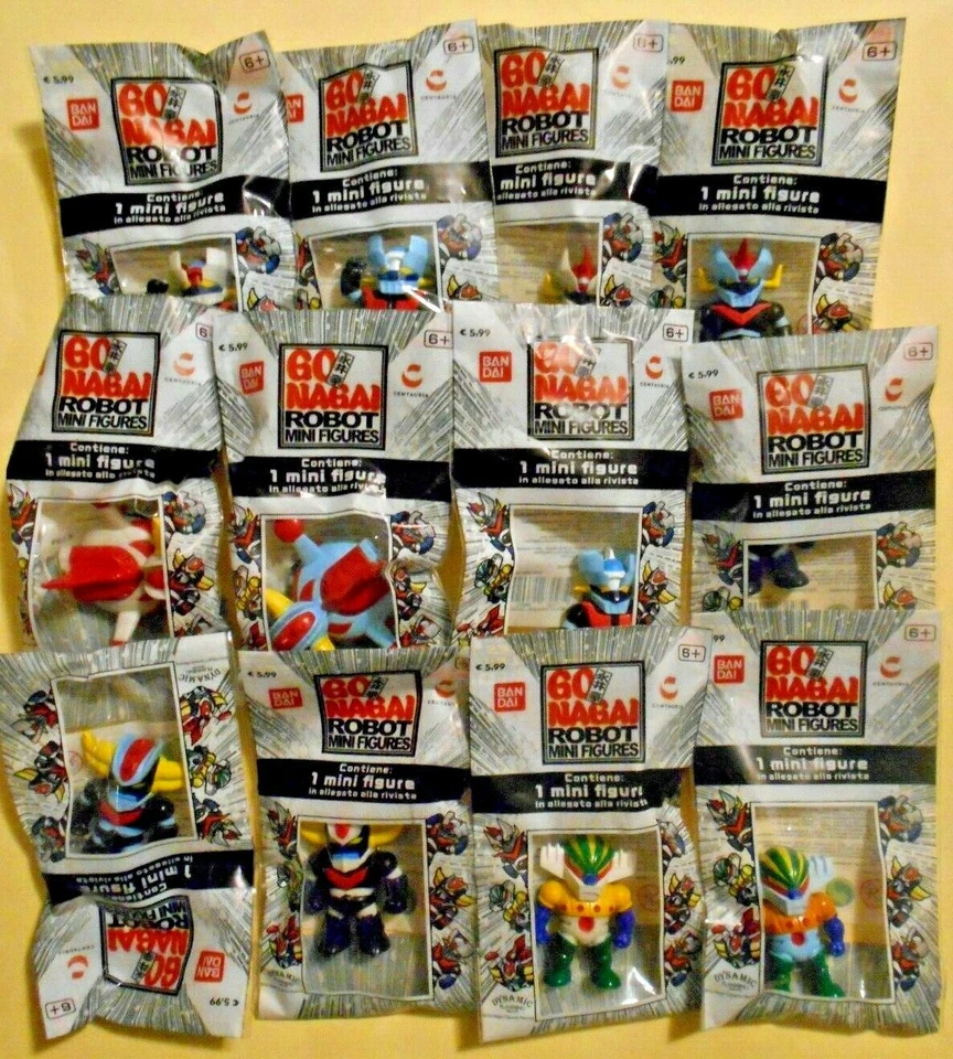 GO NAGAI ROBOT MINI FIGURES  - BANDAI CENTAURIA PEZZI  A SCELTA  - Immagine 1 di 1
