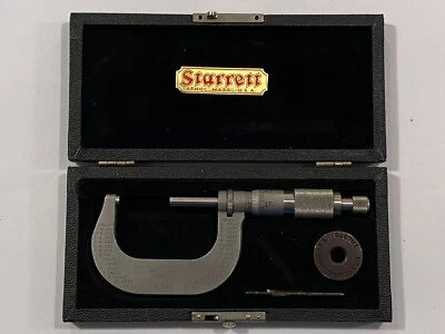 Vintage L.S. Starrett Co. No. 1212 Micrometer  With Box - Image 1 of 4