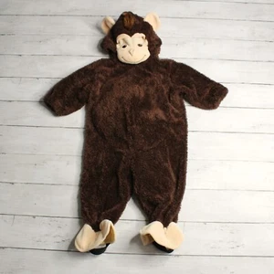 Miniwear Plush Monkey Halloween Costume Size 12 Months Hooded 1 Piece - Picture 1 of 10