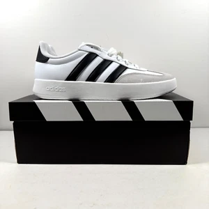 Adidas Barreda Zapatos Para Hombre 9.5 Blanco Negro Gris Exterior JI2306 - Imagen 1 de 9