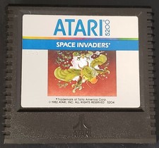 ATARI 5200 Space Invaders Vintage Video Game Cartridge Cart Tested