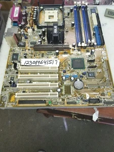ASUS INTEL PENTIUM 4 SOCKET 478PIN PC DESKTOP MOTHERBOARD PART NO: P4P800 SE - Picture 1 of 1