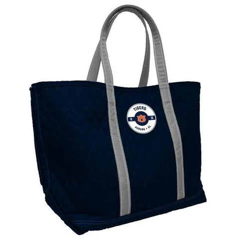 Too Cool! New Auburn Tigers SUPER LARGE Quilted Merit Tote Bag Purse S152 Cover