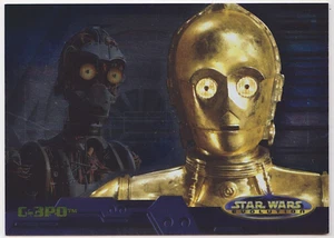 2001 Topps Star Wars Evolution Foil #3A C-3PO - Picture 1 of 2