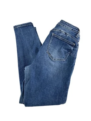 Wax Jean Jeans Womens 11/30 Skinny Stretch Denim High Rise Classic Dark Wash - Image 1 of 4