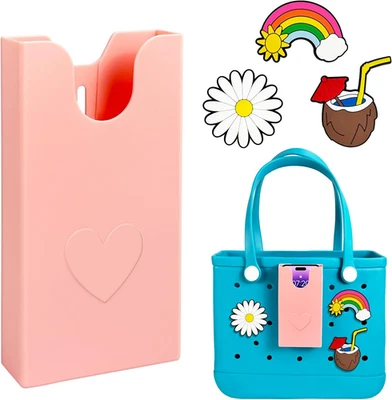 Soporte para Teléfono Compatible con Bolsa Bogg, Silicona Suave 3 Piezas Dije Inserto Accesorio Foto 1 de 4