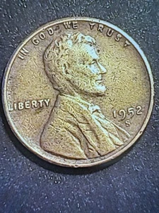 1952 S Mint Wheat Penny - Picture 1 of 4