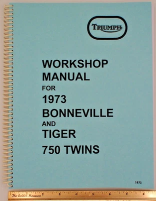 Manual de taller Triumph para Bonneville and Tiger 750 Twins 1973 #152 Foto 1 de 4