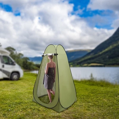 Pop Up Privacy Tent Instant Portable Outdoor Shower Tent Camp Toilet Changing - Image 1 of 4