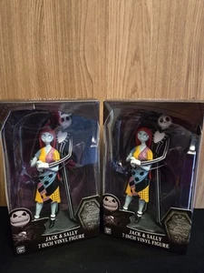 Tim Burton's The Nightmare Before Christmas 7" Jack & Sally Vinyl Figuren - Bild 1 von 4