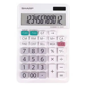 Sharp Desktop Calculator,4.38" W,0.56" H EL-334W Sharp EL-334W 074000019522 - Picture 1 of 4