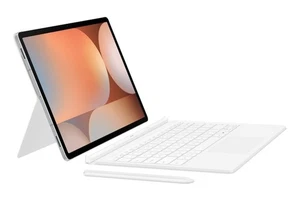 Samsung Book Cover Keyboard - Ai Key for Galaxy Tab S10+/S9+/S9 FE+ White New - Picture 1 of 6