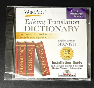 WordAce! Talking Translation Dictionary English to/from German CD-ROM - Image 1 of 3