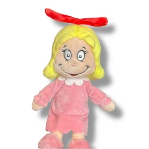 Dr Seuss Plush Cindy Lou Who Doll Grinch Who Stole Christmas Whoville Aurora 12" - Picture 1 of 10
