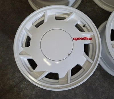 cerchi in lega Speedline 4x100 r15 d'epoca renault vw opel fiat alfa  lancia - Immagine 1 di 4