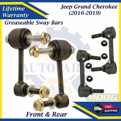 Barra estabilizadora delantera y trasera MOOG OEM para Jeep Grand Cherokee 2016-2019 9 años de garantía Foto 1 de 4