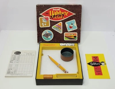 Vintage Travel Yahtzee Game 1970 No. 925 Dice game Strategy - Image 1 of 4