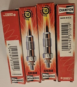 4XNEW GLOG PLUGS CHAMPION MADE IN GERMANY FOR  AUDI A3 A4 A6 CH702 N10579802 - Picture 1 of 8