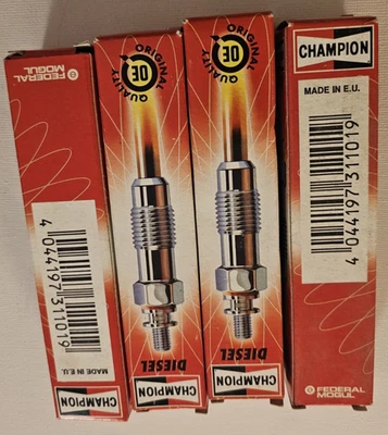 4XNEW GLOG PLUGS CHAMPION MADE IN GERMANY FOR  AUDI A3 A4 A6 CH702 N10579802 - Image 1 of 4